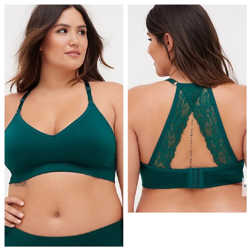 Torrid Emerald Racerback Bralette